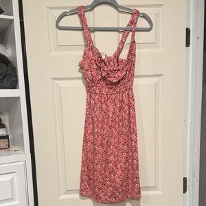 Nine Britton Floral Pink Mini Dress
